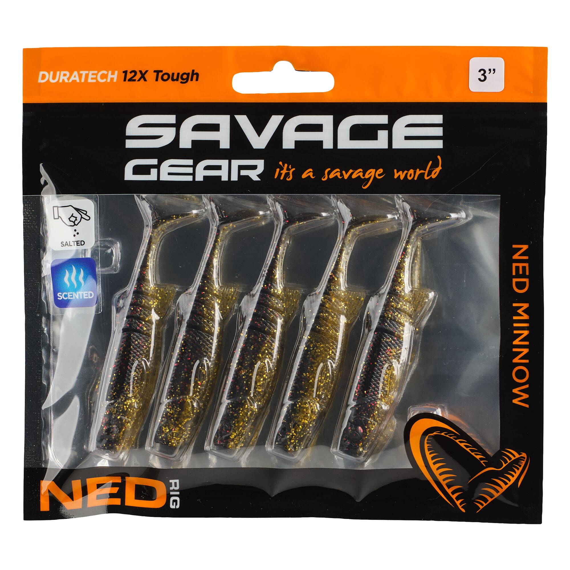 Savage Gear 3481 Ned Minnow 3" Smallmouth Magic 5 pcs