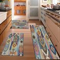 thumbnail image 2 of Kitchen Rugs Sets of 3 Non Slip Washable Kitchen Mats for Floor, Waterproof Kitchen Runner Rug, Floor Mat Carpet for Entryway, Laundry, Sink, Hallway, Bathroom, 2 of 12
