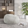 thumbnail image 3 of Bridgevine Home Sky Luxe Memory Foam Lounger, Minky Dove Grey, 3 of 8
