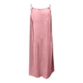 thumbnail image 4 of YHAJDS Big Girls Sleeveless Dress Solid Color Casual with Back Drawstring Maxi for 5-14 Years, 4 of 5