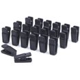 thumbnail image 1 of 20 pinzas para la ropa, clips de plástico negros delgados y resistentes para ropa/vestido/pantalones/calcetines/ropa interior, negro JM, 1 of 5