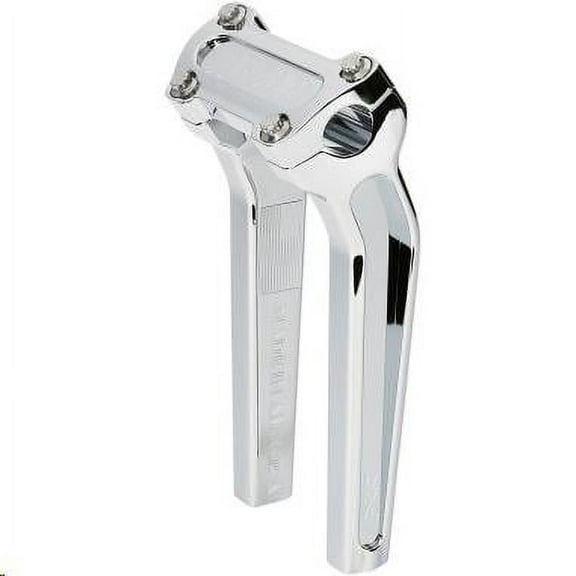 Thrashin Supply Co TSC-9525-3 Pullback Handlebar Riser Kit without Gauge Cutout - 9-1/2in. - Chrome