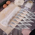 thumbnail image 1 of Cortador de rueda de pizza plegable de acero inoxidable para pizza, rodillo de pizza, herramienta de cocina, 1 of 5
