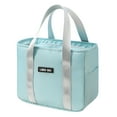 thumbnail image 2 of Insulated Lunch Bag,Reusable Thermal Tote with Front Pocket,Leakproof Design & Soft Padded Handles,For Work School Picnic,1PC,Blue, 2 of 7