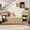 Brown + Solid Wood, variant on Entryway Storage Bench with Cushion, Drawers & Shelves for Hallway or Mudroom,Brown