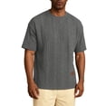 thumbnail image 2 of Mens Short Sleeve T-Shirts Summer Crew Neck Tees Tops for Men Pullover Textured Solid Color Dressy Casual Tshirts Shirts, 2 of 8