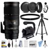 Sigma 70-200mm F2.8 EX DG OS APO HSM Lens for Canon (589101) + 60" Tripod + Action Stabilizer Handle + Ultra Violet Filter + Cleaning Kit + Lens Brush + Cap Keeper