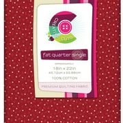 VIP Fabrics Creative Cuts Premium Quilting Fabric, Red Stars Mini Print