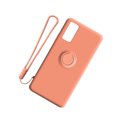 thumbnail image 3 of Caja del teléfono Cubierta de TPU para teléfono inteligente Cubierta protectora de soporte de anillo de color a prueba de golpes, Reemplazo para Note 20, Naranja Inevent EL000683-07, 3 of 7