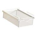 thumbnail image 1 of DOLITY Panier de Rangement sous Étagère Simple Coulissant pour Bureau Bibliothèque Placard S, 1 of 9