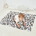 thumbnail image 2 of Pink and Black Of Leopard Print Blanket,Comfortable Soft Flannel Throw Blanket,All Season,Warm Lightweight Blankets for Sofa Bed Couch Living Room Chair,30"x40", 2 of 4