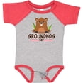 thumbnail image 3 of Inktastic Groundhog Day with Cute Groundhog Illustration Boys or Girls Baby Bodysuit, 3 of 5