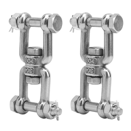 

Anchor Connector Solid Construction` Quality 304 Stainless Steel Double Shackle Strong Load Bearing Capacity For Swinging Chairs