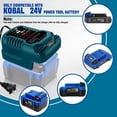 thumbnail image 4 of Portátil Mini Rápido Charger Herramienta Eléctrica Batería Charger Compatible para Green*works Baterías de Litio de 24V Enchufe US, 4 of 9