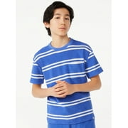 Free Assembly Boys Towel Terry T-Shirt, Sizes 4-18