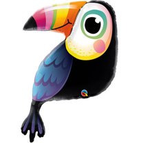 Qualatex Colourful Toucan 41 inch Supershape Foil Balloon