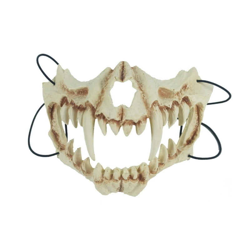 Bronze Skull Plastic Mask Skeleton Fancy Dress Up Halloween Costume  Accessory - Parties Plus