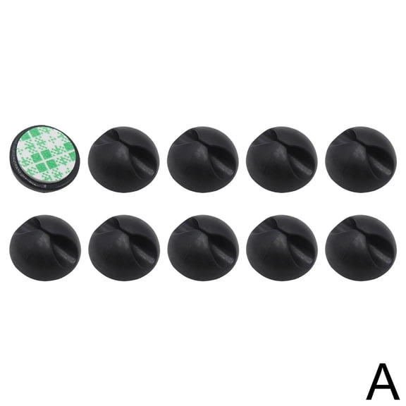 10/20Pcs Wire Clip Black Car Tie Cable Holder Mounts Clamp Self-Adhesive New A1B7