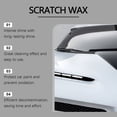 thumbnail image 4 of 60g Car Scratch Remover Wax Kit, Auto Paint Scratch Repair Polishing and Maintenance Care, Removes Light Scratches and Swirl Marks, Restores Gloss, Safe for Clear Coat, Includes Microfiber Cloth, 4 of 9