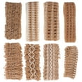 thumbnail image 4 of 8 rollos de yute, rollo de cinta de arpillera natural, cintas de tela de yute rústico, 4 of 5