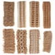 thumbnail image 4 of 8 rollos de yute, rollo de cinta de arpillera natural, cintas de tela de yute rústico, 4 of 5