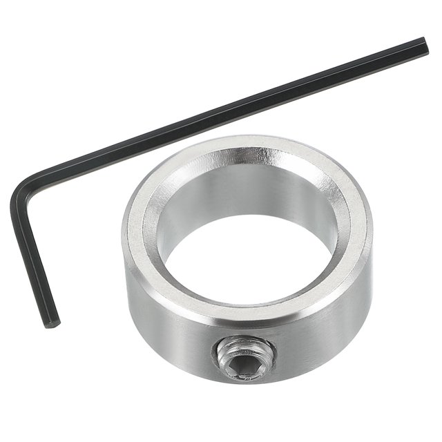Uxcell Collier d'Arbre d'Arrosage, Colliers de Verrouillage en Acier Inoxydable 304, Arrêtoir de Pignon, Collier de Roue 1 Pouces,1-3/8 Pouces