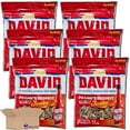 thumbnail image 2 of (3 pack) DAVID Jumbo Salted & Roasted Sunflower Seeds Value Pack   5.25 Oz Bag | Red Hot Flavored | Pack of 6, 2 of 6
