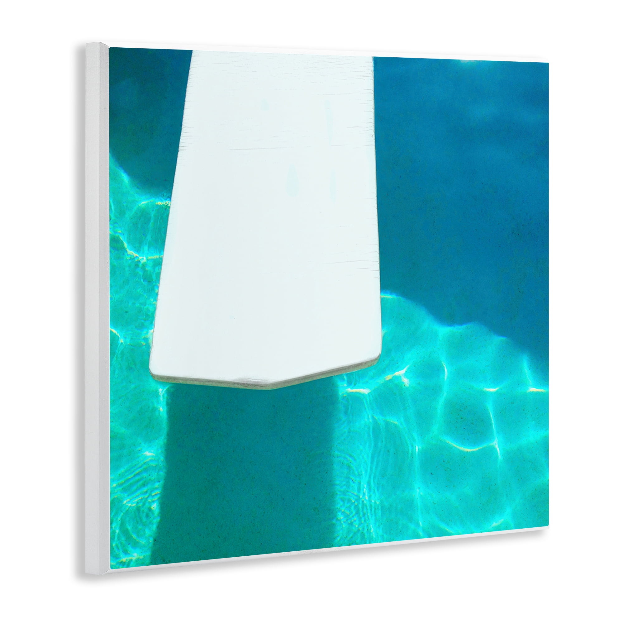 Stupell Industries Pool Diving Board Nautical & Beach Painting Unframed Art Print Wall Art, 12 x 12