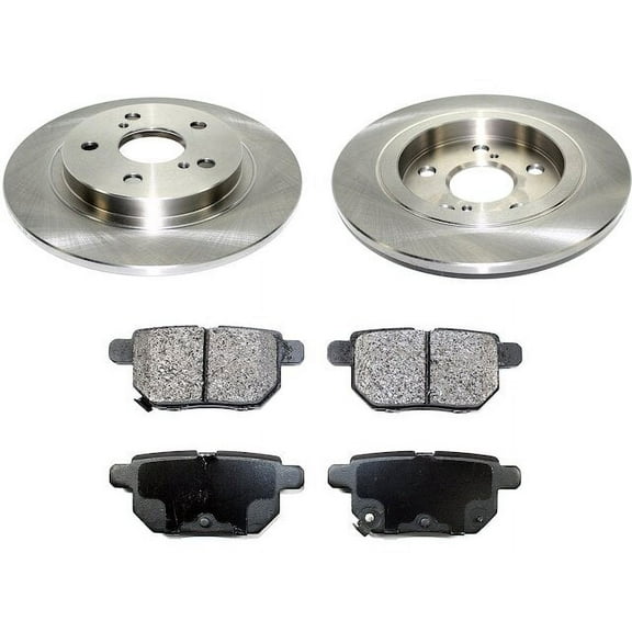 Rear Brake Pad and Rotor Kit - Compatible with 2008 - 2015 Scion xB 2009 2010 2011 2012 2013 2014