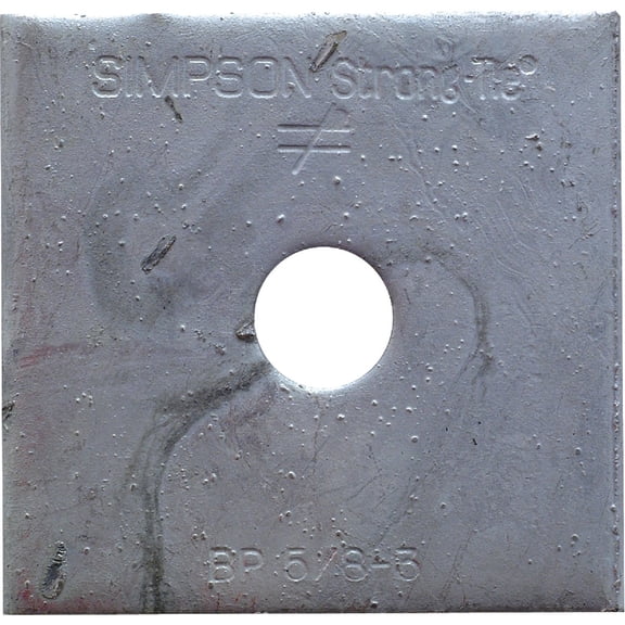 Simpson Strong-Tie Bearing Plate - 3x3x5/8 — Residential Use, Standard Application