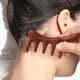 thumbnail image 5 of Peine de madera natural con dientes anchos para masaje del cuero cabelludo, peine de madera para hombres y mujeres, 5 of 5