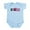 Sky Blue, variant on CafePress - Mexirican Infant Bodysuit - Baby Light Bodysuit, Size Newborn - 24 Months