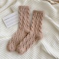 thumbnail image 2 of Calcetines para niños calcetines calcetines de tubo medio más terciopelo engrosado para mantener el calor y el frío calcetines gruesos (Polvo poco profundo + café poco profundo + azul claro), 2 of 5