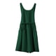 thumbnail image 4 of Delantal de cocina Macarena delantal portátil de cuello redondo con bolsillos verde, 4 of 8