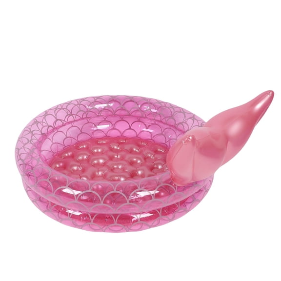 Blow Up Swimming Pool, Foldable Safe Portable Inflatable Swimming Pool Thickened  for Outdoor