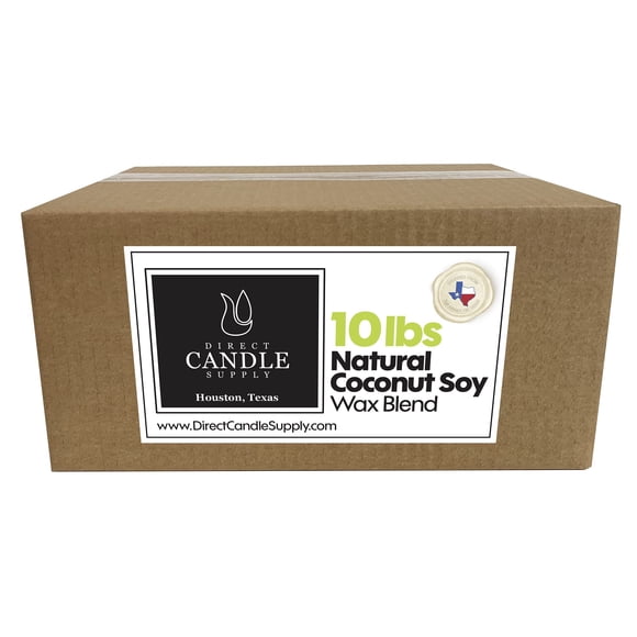 Cera de coco y soja para velas, 4,54 kg, suministro directo de velas para hacer