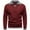 Wine, variant on ZUKMRJPC Mens V Neck Sweater Fake Two Pieces Casual Lightweight Long Sleeve Slim Fit Pullover Fall Winter Fashion Business Work Basic Sweater