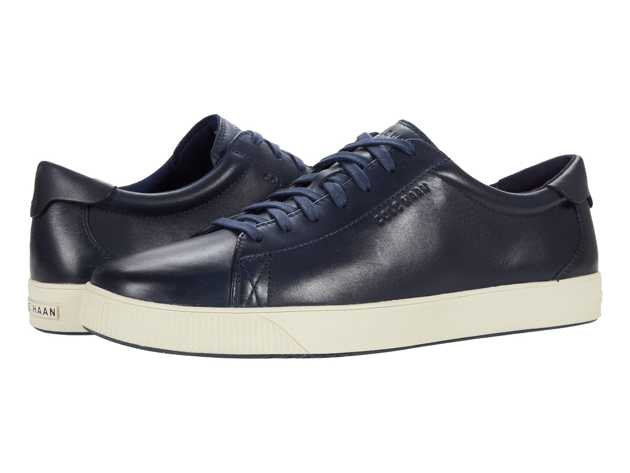Cole Haan Nantucket 2.0 Lace Up Sneaker Navy Blue Leather - Walmart.com