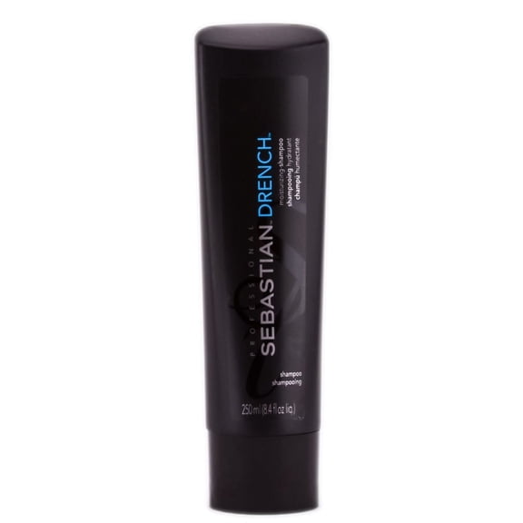 8.4 oz , Sebastian Drench Moisturizing Shampoo Hair, Pack of 1 w/ SLEEKSHOP Teasing Comb
