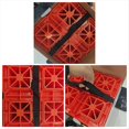 thumbnail image 4 of Leveling Pad Heavy Duty RV Leveling Blocks Interlocking Leveling Pads Caravan Wheel Stopper for Campers Car Tyre,1 x Leveling Pad set,Photo Color, 4 of 5