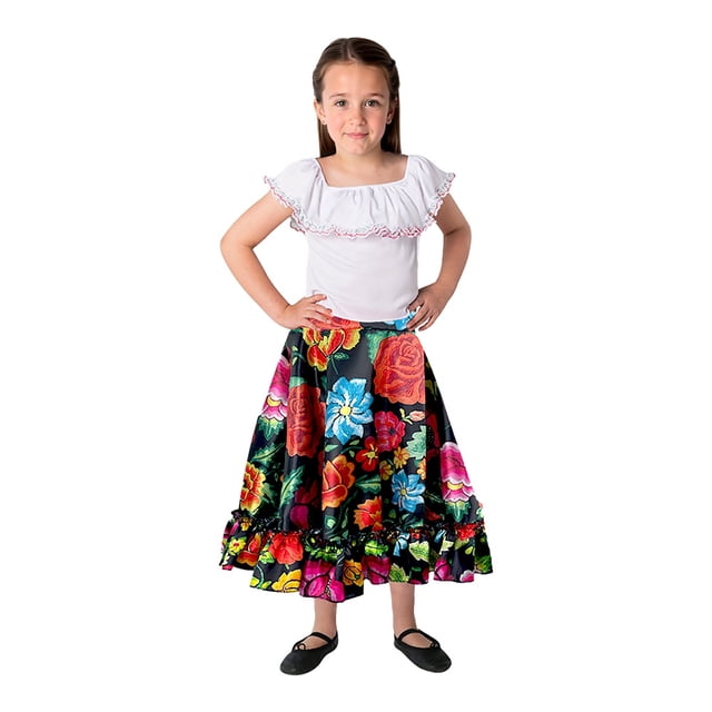 Disfraz Infantil Source Falda con Flores Talla 6 añosFiestas Patrias 2026