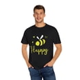 thumbnail image 4 of Bee Happy Unisex Garment-Dyed T-shirt, 4 of 4