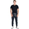 thumbnail image 4 of PROGO USA Men's Joggers Sweatpants Basic Fleece Marled Jogger Pant Elastic Waist (Large, Charcoal), 4 of 5