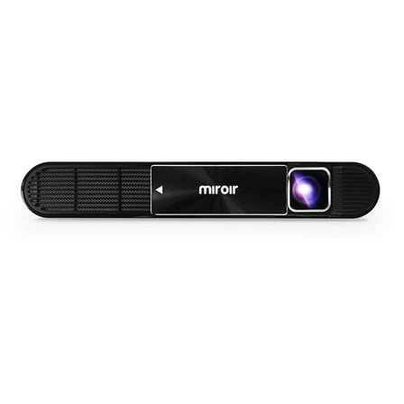 Miroir M631 1080P Portable Projector, 500 Lumens, Up to 120” Display