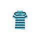 thumbnail image 1 of Aeropostale - Camiseta con adornos A87 a rayas para hombre, azul, pequeña Aeropostale Camiseta adornada, 1 of 1