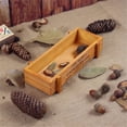 thumbnail image 3 of Retro Wooden Flower Herb Planter Succulent Pot Rectangle Trough Box Plant Bed, 3 of 3