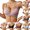 Pink, variant on Womens Plus Bra Double Underwire Underwear