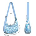 thumbnail image 4 of Fashionable Hobo Bag for Women – Durable & Comfortable, Artistic Butterfly Pattern, Cute Tropical Floral Aesthetic Purse, 4 of 5