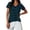 Green, variant on AKOEE Women's Striped T-Shirts V Neck Short Sleeve Soft Cotton Colorblock Tops Casual Summer Tshirts Basic Tees (XL, Green)