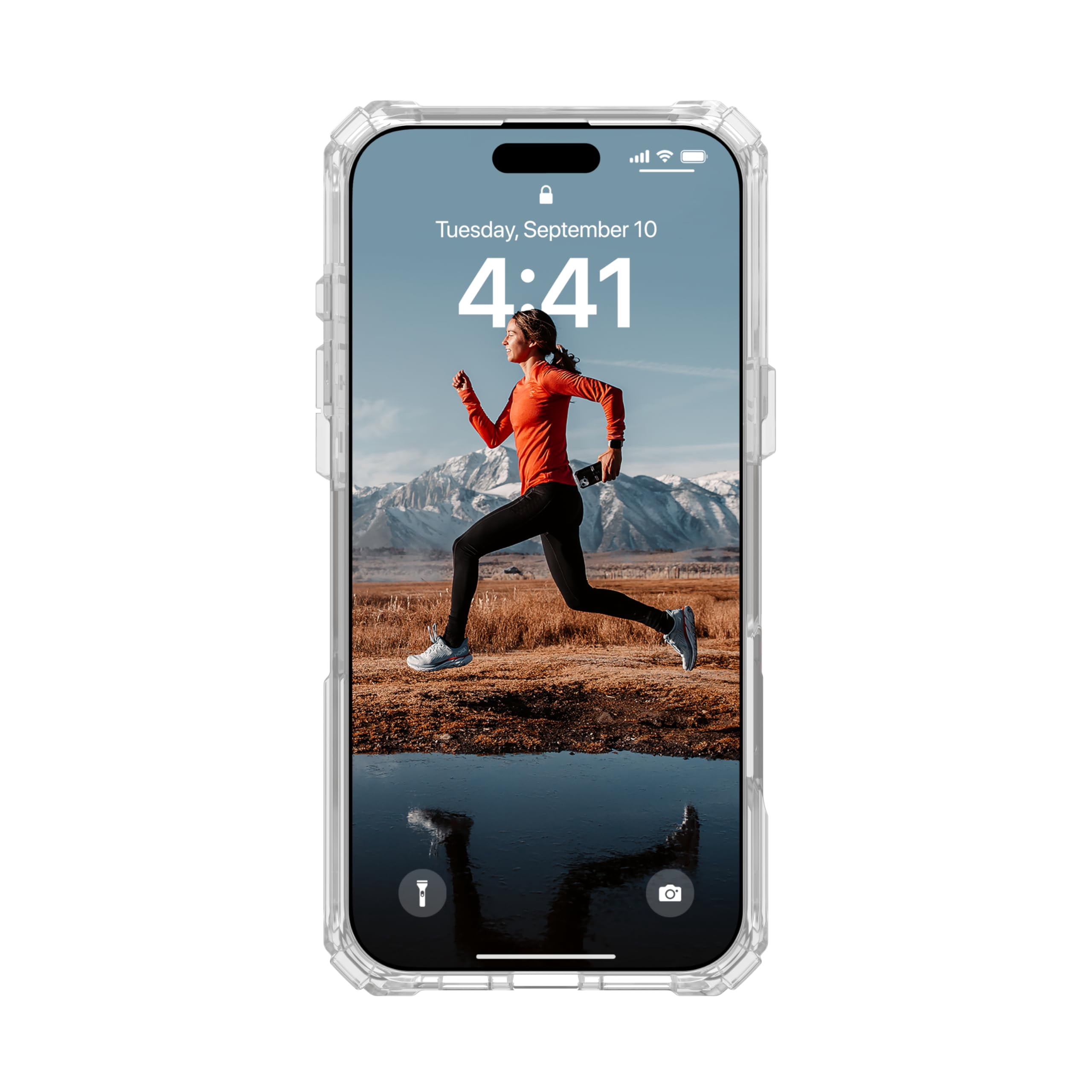 UAG iPhone 16 Pro Max Case 6.9" Plasma XTE Clear/Titanium, - Compatible with MagSafe Charging Rugged Shockproof Anti-Slip Military Grade Protective Cover with Kickstand